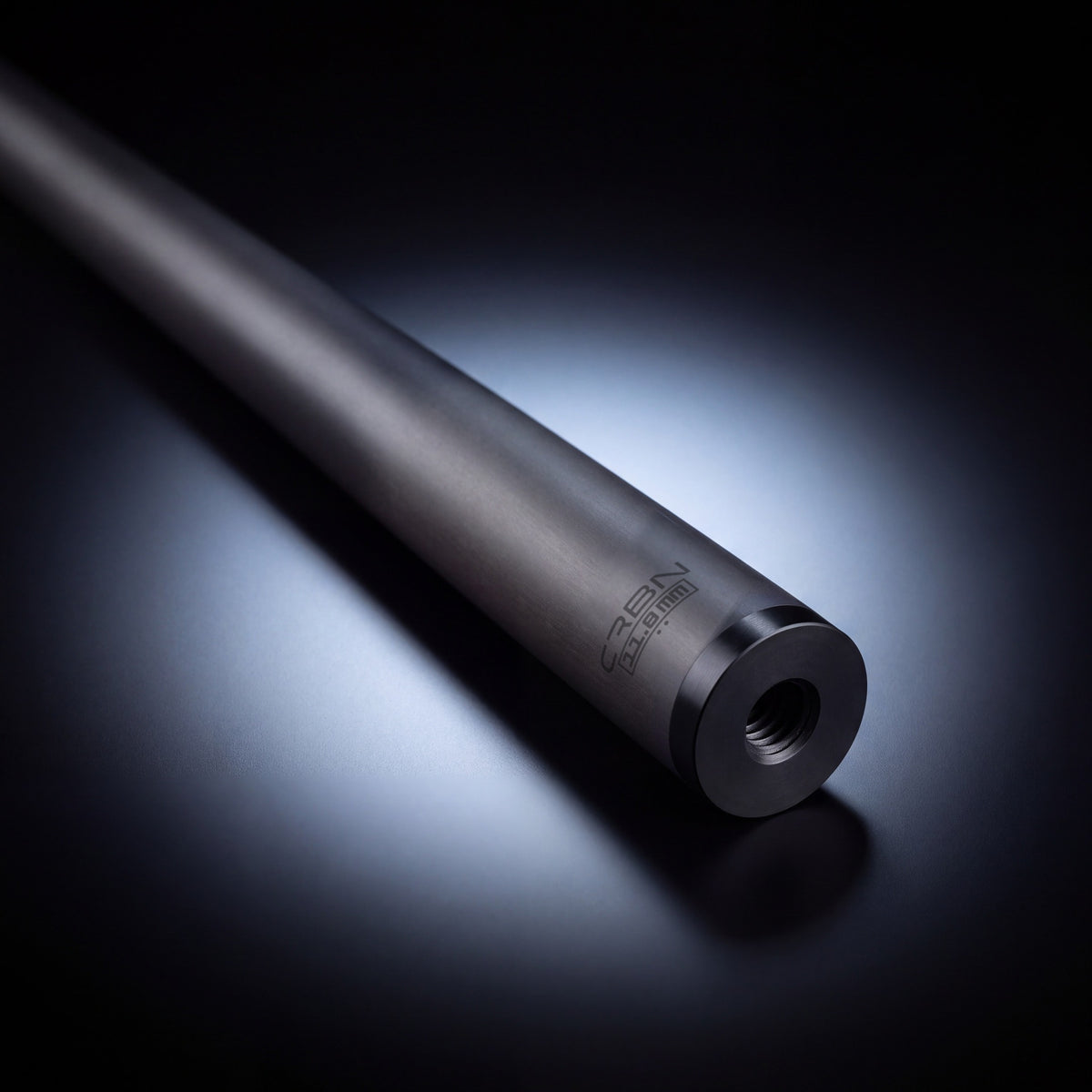 Joint end of the carbon fiber shaft, laser-engraved CRBN 11.8 mm