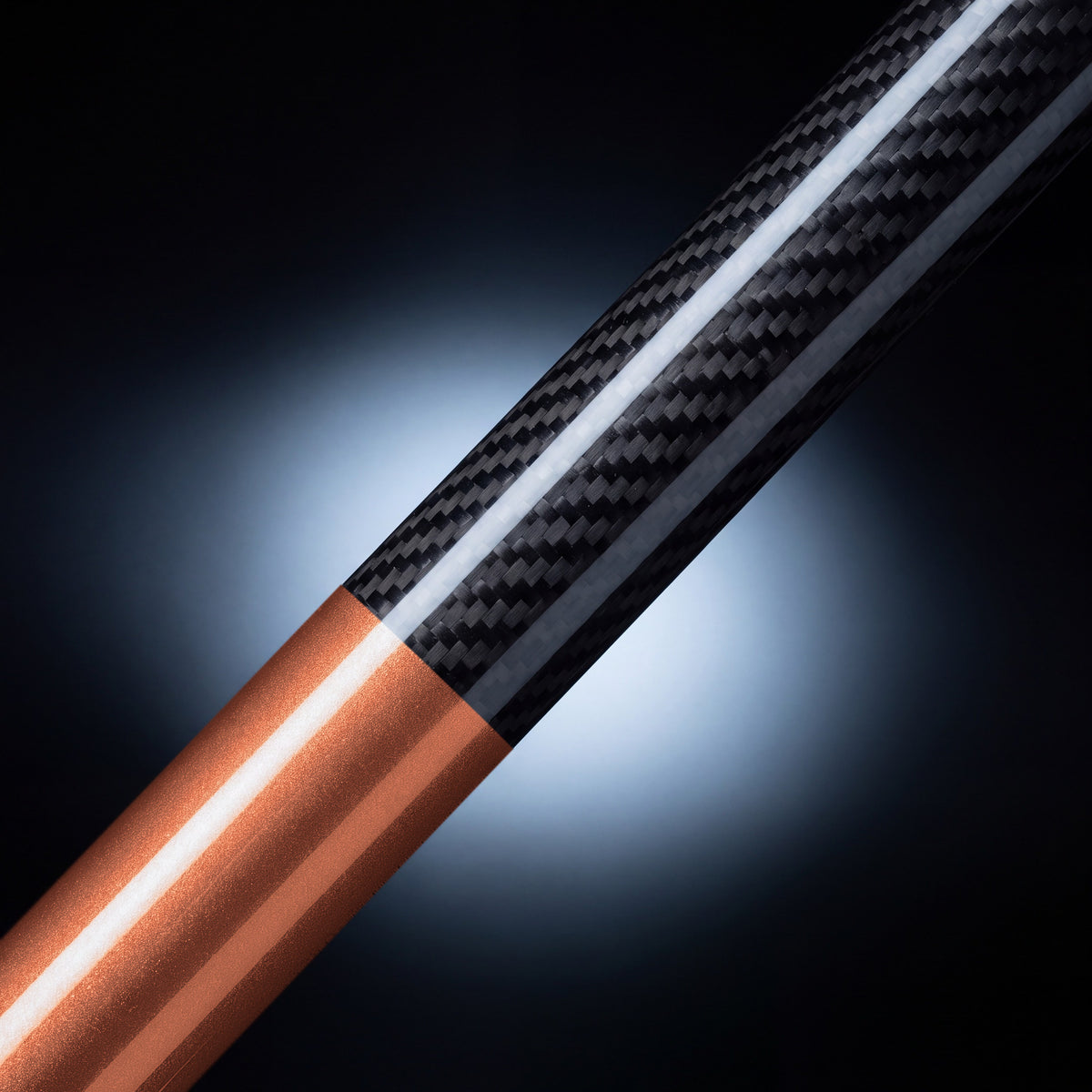 Carbon fiber weave grip meeting the sunstone copper sleeve