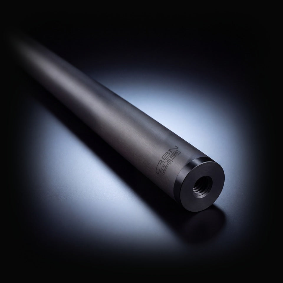 Joint end of the carbon fiber shaft with its collar