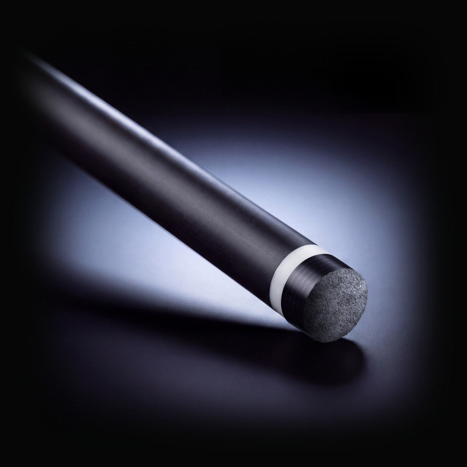Shaft tip and white ferrule on the carbon fiber shaft
